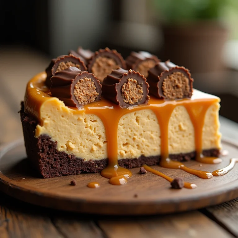 How to Make Reese’s Caramel Cheesecake at Home